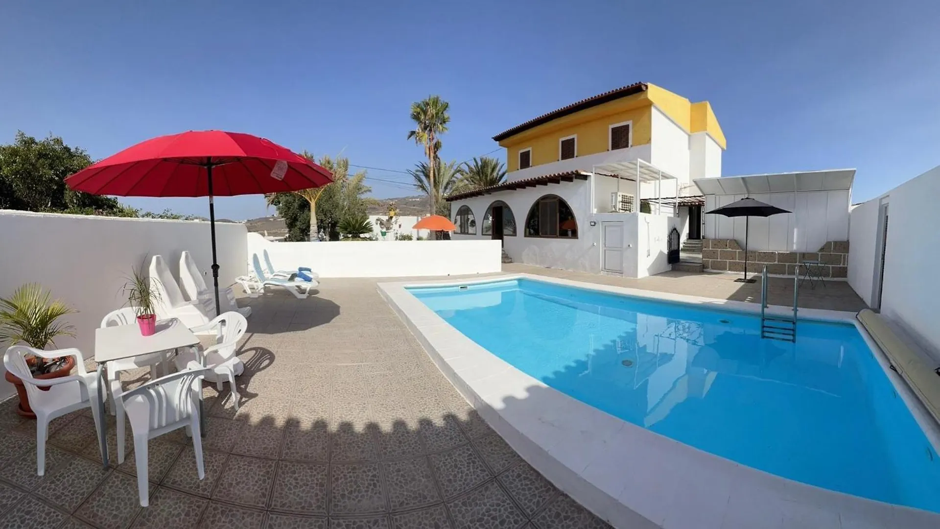 Villa Duke Con Piscina En Charco Del Pino Granadilla De Abona